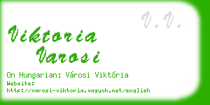 viktoria varosi business card
